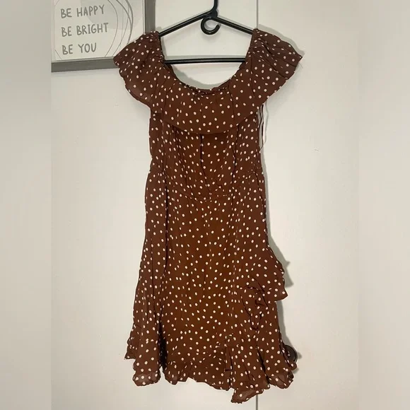 Polka dot mini dress - Picture 3 of 4